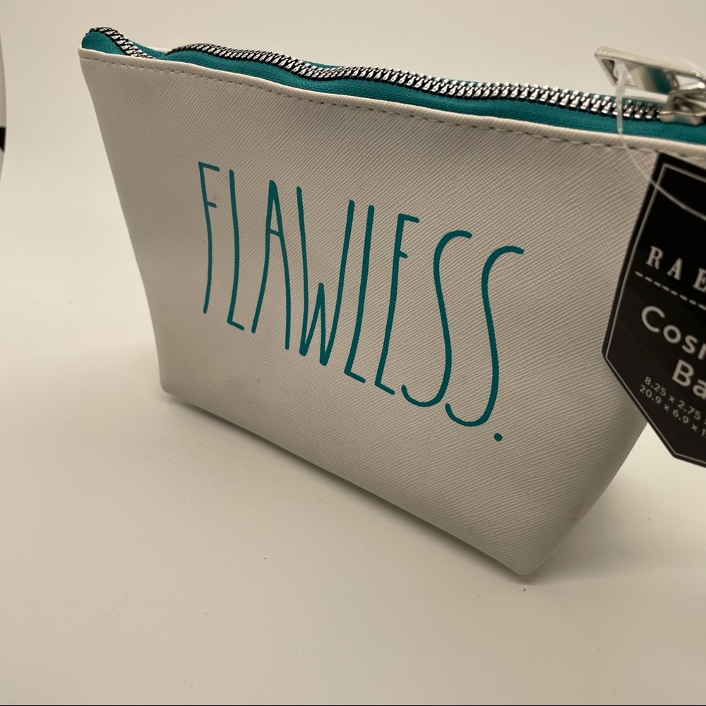 BNWT Rae Dunn ‘Flawless’ Makeup Travel Toiletries Brushes Bag - Picture 4 of 9